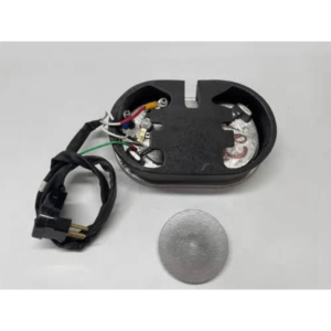 Kit de calor completo da vulcanizadora xr2. Acompanha chicote, resitência, base e termostato.