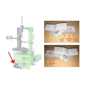 Válvula pedal 5 vias desmontadora Pneumática